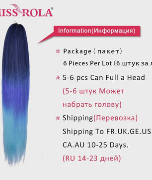 Miss Rola Jumbo Braiding Hair - Pre-stretched Kanekalon voor Twists & Braids (26-30 inch)