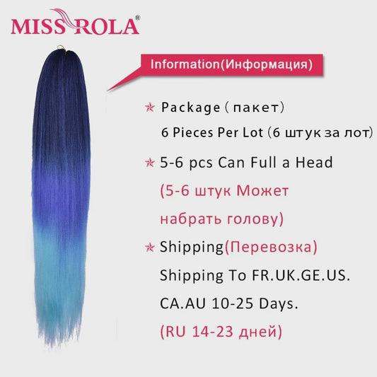 Miss Rola Jumbo Braiding Hair - Pre-stretched Kanekalon voor Twists & Braids (26-30 inch)