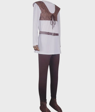 Shrek Cosplay Kostuum Heren - Compleet Halloween Outfit met Shirt, Vest, Broek & Accessoires