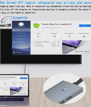 Universele USB-C Hub Docking Station met Thunderbolt 3, 4K HDMI & PD Opladen