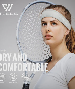 WRELS Sport Hoofdband - Ademend, Zweetabsorberend & Anti-slip voor Training