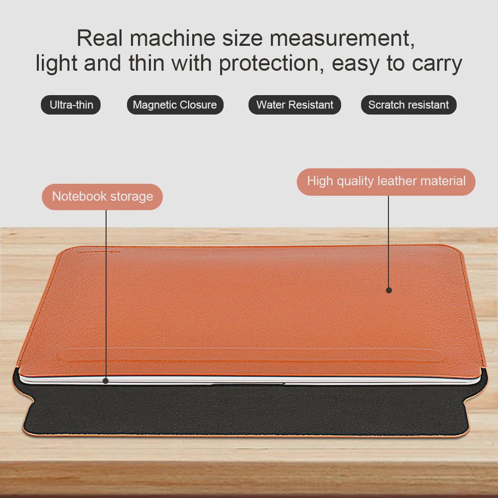 Waterdichte Laptoptas Sleeve voor MacBook Air/Pro 13.6-15.6 Inch - Ultra-dun & Stijlvol