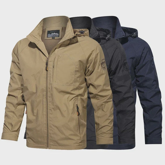 Waterdichte Heren Outdoor Jas - Ademend & Winddicht voor Camping, Vissen en Wandelen