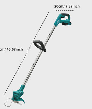 Accu Grastrimmer met Verstelbare Kop - Snoerloos en Lichtgewicht