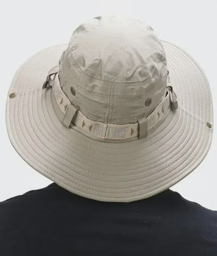 Herfst/Winter Heren Bucket Hat - UV Bescherming, Mesh Panterhoed voor Buitenactiviteiten