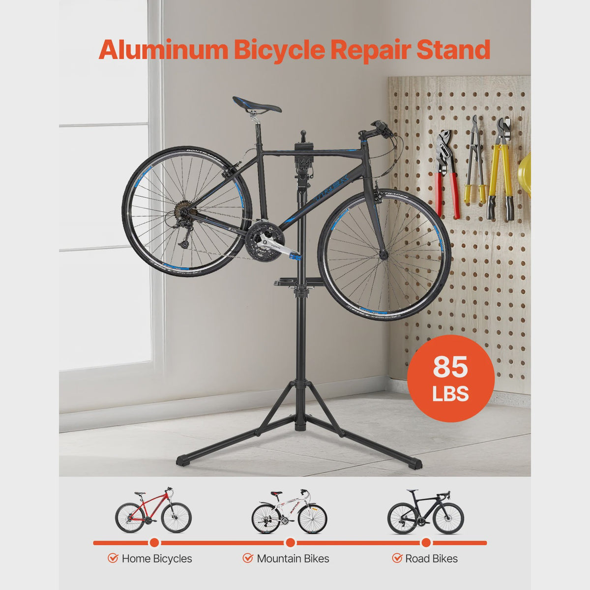 Opvouwbare Fietsreparatiestandaard | Robuust & Verstelbaar | 30-50 kg Draagvermogen
