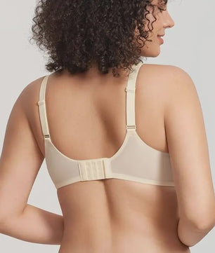 Elegante Kanten Minimizer Bh met Polkadot Dessin - Volledige Bedekking & Stevigheid