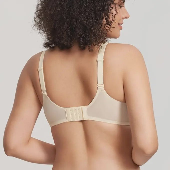 Elegante Kanten Minimizer Bh met Polkadot Dessin - Volledige Bedekking & Stevigheid