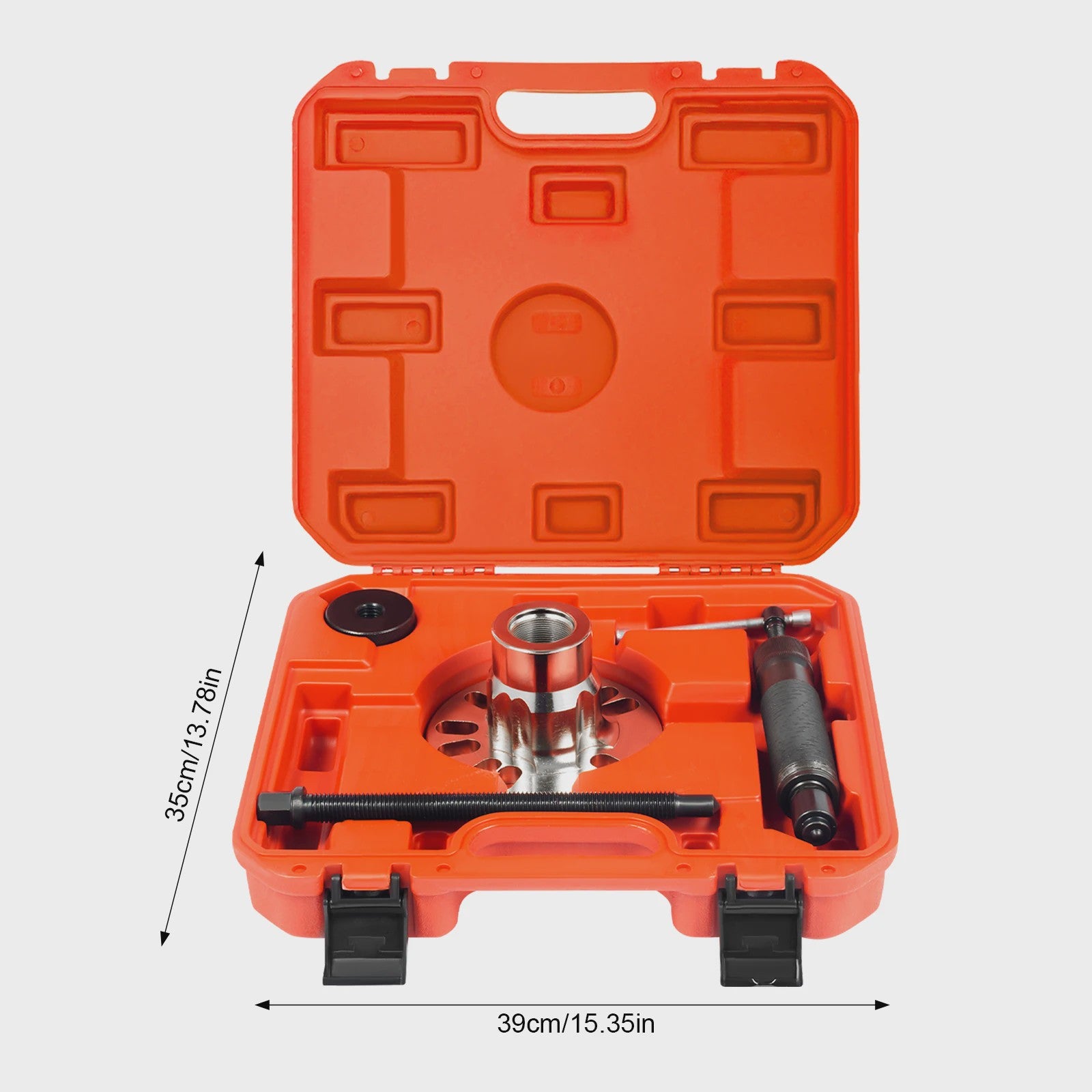10T Hydraulische Wiel Verwijderaar Set - Professionele Velg Trekker voor 4/5 Gats Velgen (96-125mm)