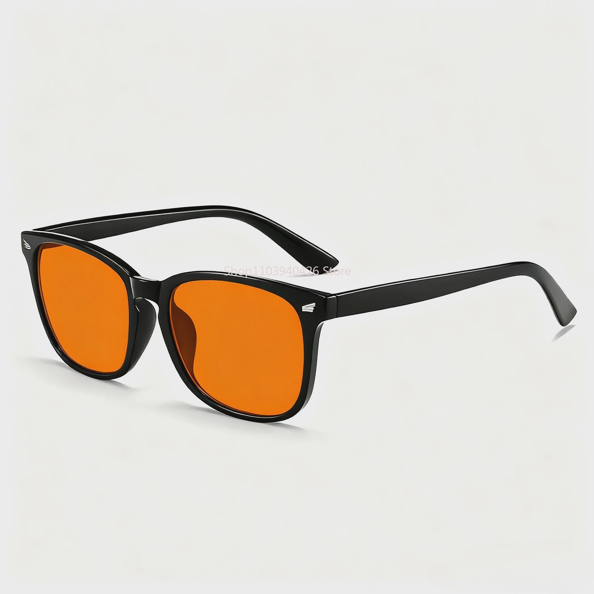 Blauw Licht Blokkerende Bril voor Mannen - Rode/Oranje Lens voor Betere Slaap, Gaming & Computergebruik - Vermindert Oogvermoeidheid