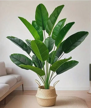 Grote Kunstplant Tropische Banaan Palm met 18 Bladeren - Realistisch & Decoratief