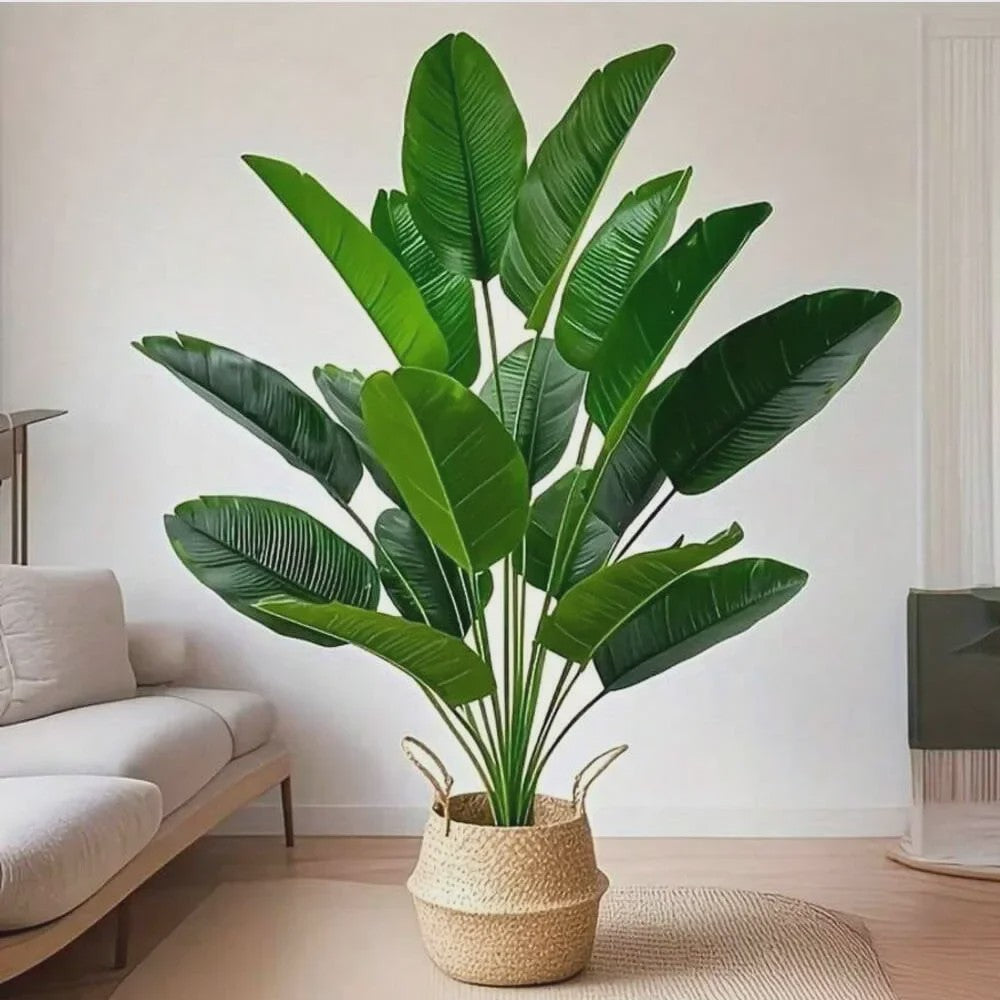 Grote Kunstplant Tropische Banaan Palm met 18 Bladeren - Realistisch & Decoratief
