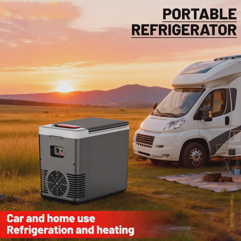 Draagbare Mini Koelkast 10L - 12V Auto & 220V Huis - Koelen & Verwarmen