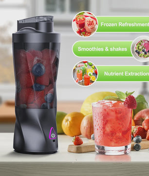 Draagbare Blender & Juicer 700ml - USB Oplaadbaar voor Smoothies, Sappen & Mixen