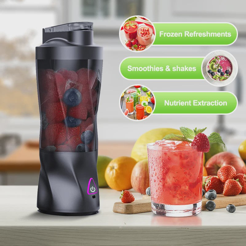 Draagbare Blender & Juicer 700ml - USB Oplaadbaar voor Smoothies, Sappen & Mixen