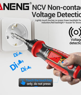 ANENG B22 Spanningsmeter Pen: Non-Contact Detector met LCD & NCV Functie