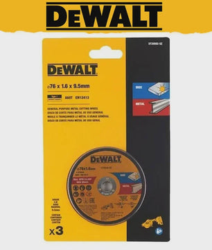 DEWALT 76mm INOX Metaal Zaagschijf - 3 Stuks (DT20592-QZ) - Voor Multimateriaal