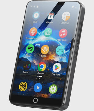 MP3 Speler met Bluetooth & WiFi: 4" Touchscreen, Android 9.0, 8-Core Processor