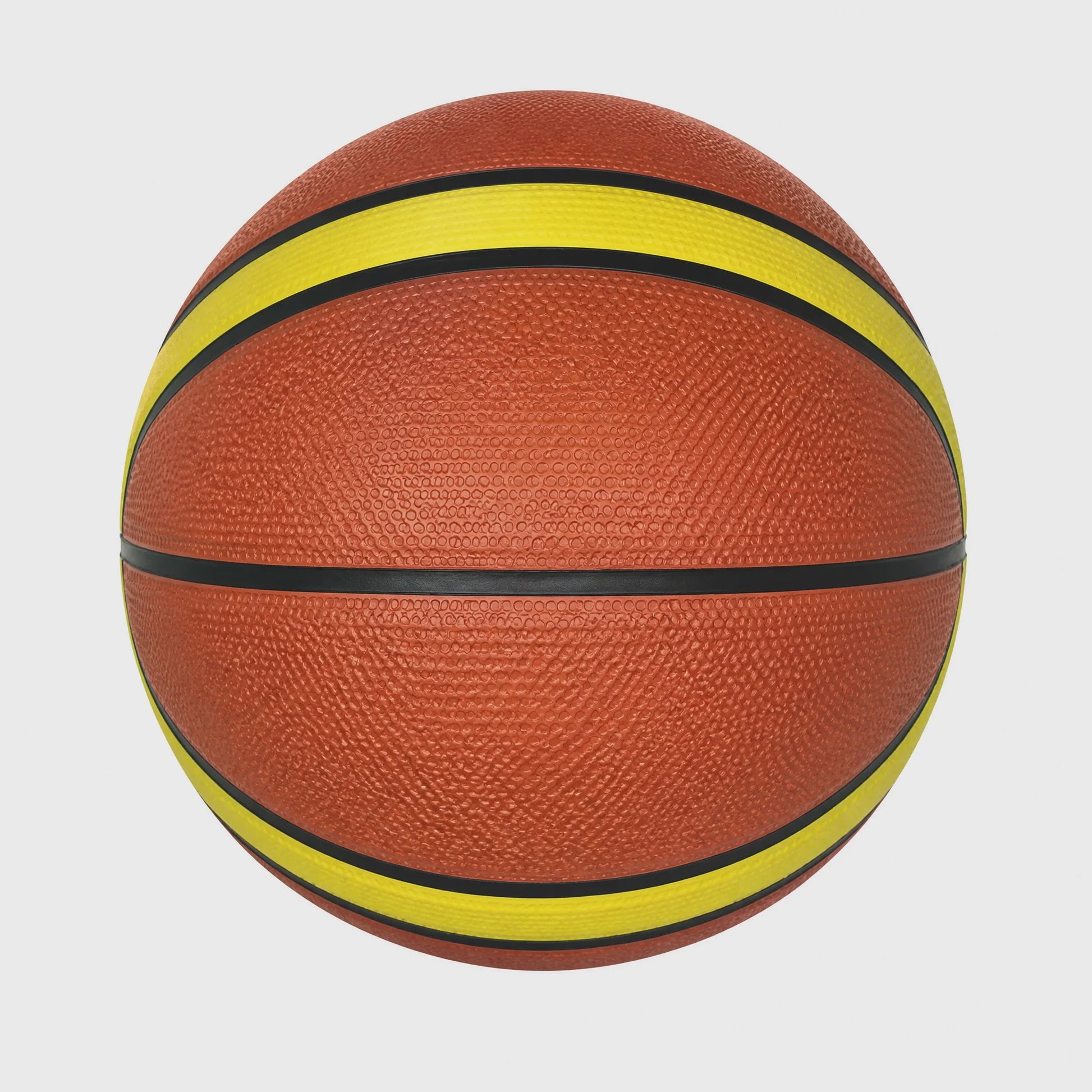 Duurzame Rubberen Basketbal 22.6cm - Indoor & Outdoor Sportbal