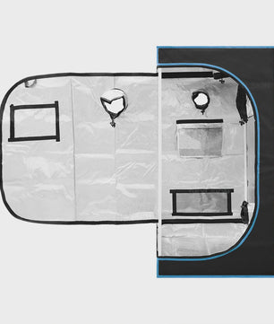 Kweekkas 60x60x120cm - Indoor Groeitent met Afneembare Bodemlade en Touw Cadeau
