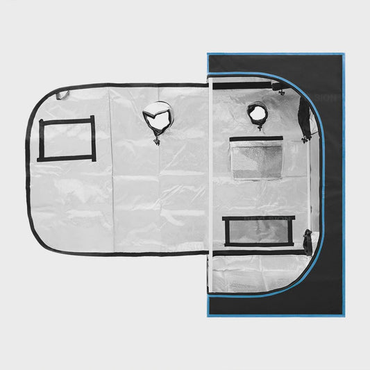 Kweekkas 60x60x120cm - Indoor Groeitent met Afneembare Bodemlade en Touw Cadeau