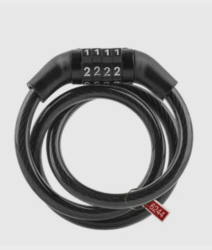 4-Cijferig Kabelslot: Veilig Anti-diefstal Slot voor Motor, Fiets & Helm