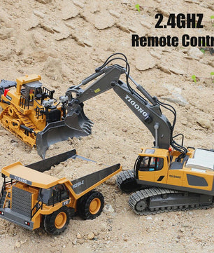 RC Graafmachine 1:20 - 11 Kanaals Afstandsbediening Speelgoed Voertuig met Geluid en Licht