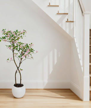 Hoge Kunst Jasmijnboom met Bloemen - Realistische Nep Jasmijnplant voor Binnen & Buiten