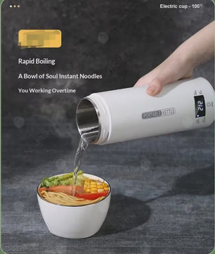 Draagbare Elektrische Waterkoker 450ml - Ideaal voor Thee, Koffie & Reizen