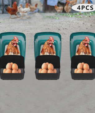 Set van 4 Kippennesten - Plastic Legnesten voor Kippen - 46.6x39x41.5cm