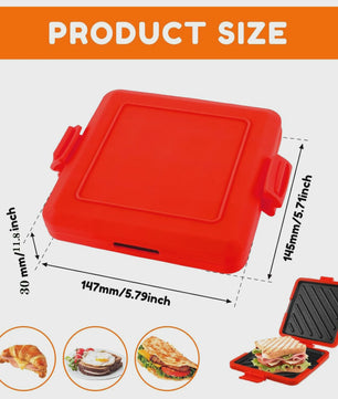 Compacte Magnetron Sandwichmaker voor Ontbijt en Lunch