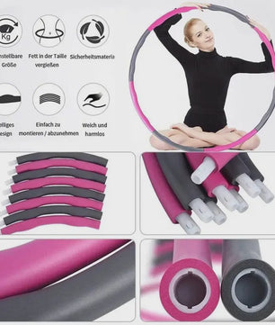 Verstelbare Hula Hoop voor Dames - Afslanken & Fitness - Makkelijk Demonteerbaar
