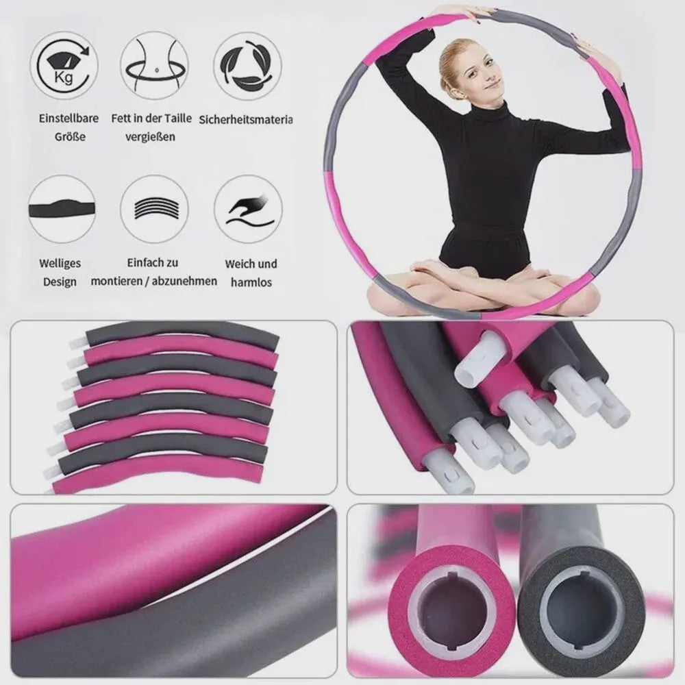 Verstelbare Hula Hoop voor Dames - Afslanken & Fitness - Makkelijk Demonteerbaar