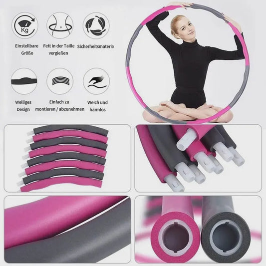 Verstelbare Hula Hoop voor Dames - Afslanken & Fitness - Makkelijk Demonteerbaar