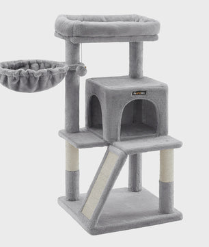 FEANDREA Krabpaal met Groot Observatiedek en Hangmat voor Katten