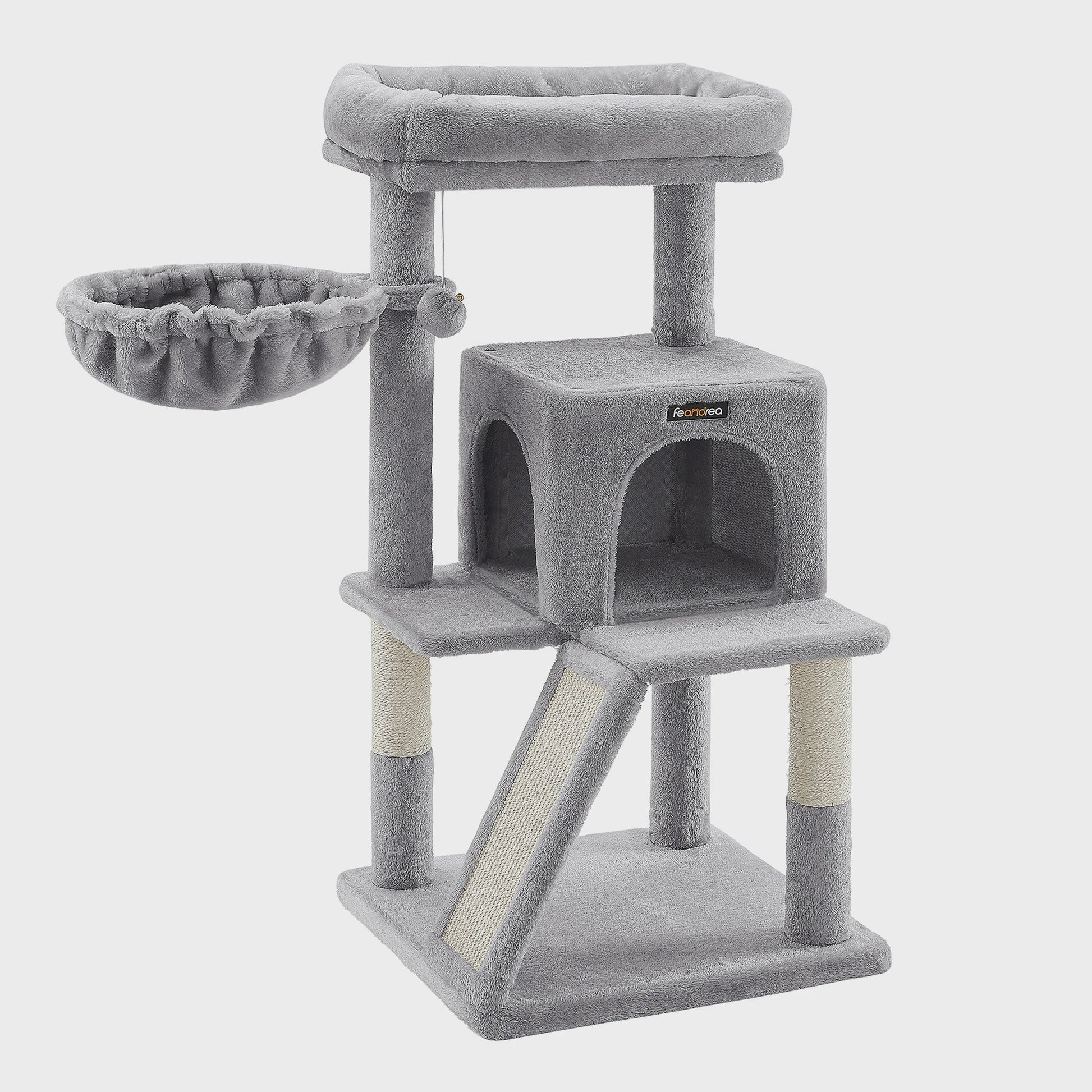 FEANDREA Krabpaal met Groot Observatiedek en Hangmat voor Katten