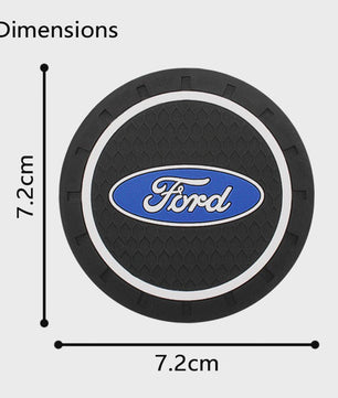 Ford Bekerhouder Matten - Antislip en Beschermend Interieur Accessoire