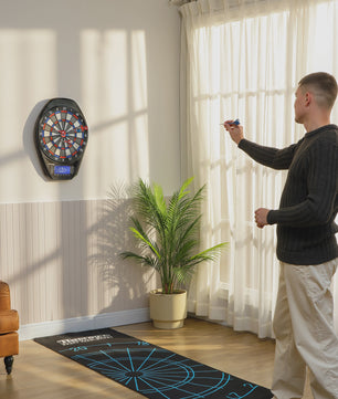 Sportnow Elektronisch Dartbord met LED Scherm, 34 Spellen en 6 Darts - Multicolor
