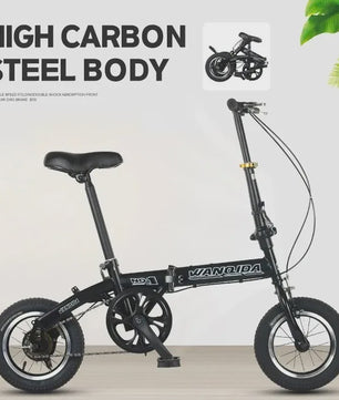 Opvouwbare Mountainbike - Lichtgewicht High-Carbon Staal, 200kg Draagvermogen