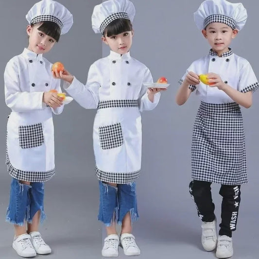 Kinder Koksuniform met Hoed - Keuken Koksbuis & Schort voor Feestjes en Cosplay