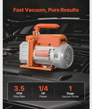 SucceBuy Vacuümpomp voor HVAC: 1- & 2-Traps, 3.5-7 CFM