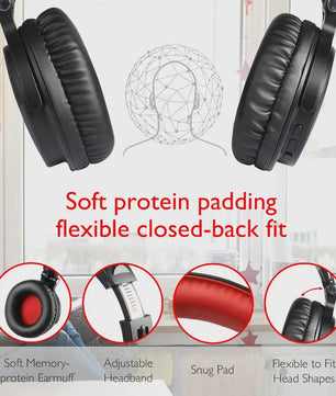 Oneodio Draadloze Bluetooth 5.2 Gaming Headset met 110 Uur Batterijduur & Boom Microfoon