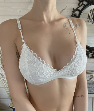 Dames Kanten Bralette Zonder Beugel - Sexy & Comfortabel met Bloemendessin