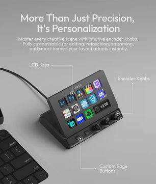 Ulanzi D200X: Alles-in-één Creative Deck Desktop Control Hub voor Video, Foto & Livestreaming