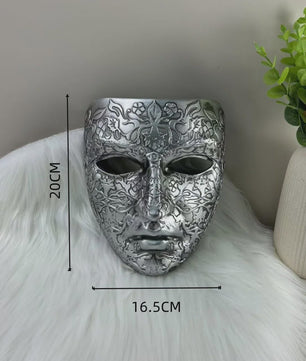 Handgemaakte Resin Masker: Halloween, Easter & Cosplay - Baldwin IV Stijl