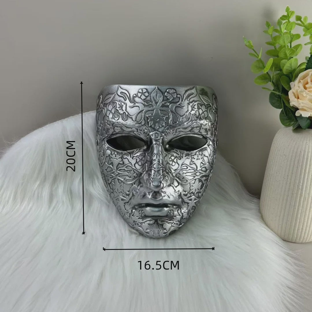 Handgemaakte Resin Masker: Halloween, Easter & Cosplay - Baldwin IV Stijl