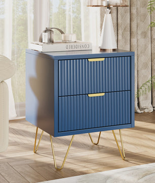 Stijlvol Blauw Sideboard met 2 Deuren - Opbergkast voor Woonkamer, Keuken en Hal