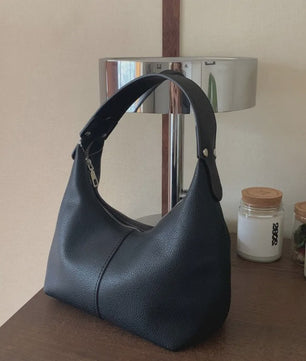Vintage PU Lederen Schoudertas voor Dames - Hobo Stijl
