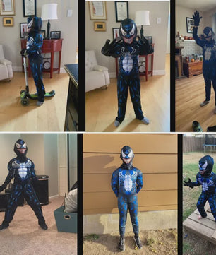 Kinder Spider-Man Kostuum Jumpsuit - 3D Spandex Superhelden Onesie voor Halloween & Cosplay
