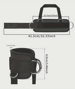 Verstelbare Enkelband voor Krachttraining en Fitness - Ideaal voor Weerstandsbanden